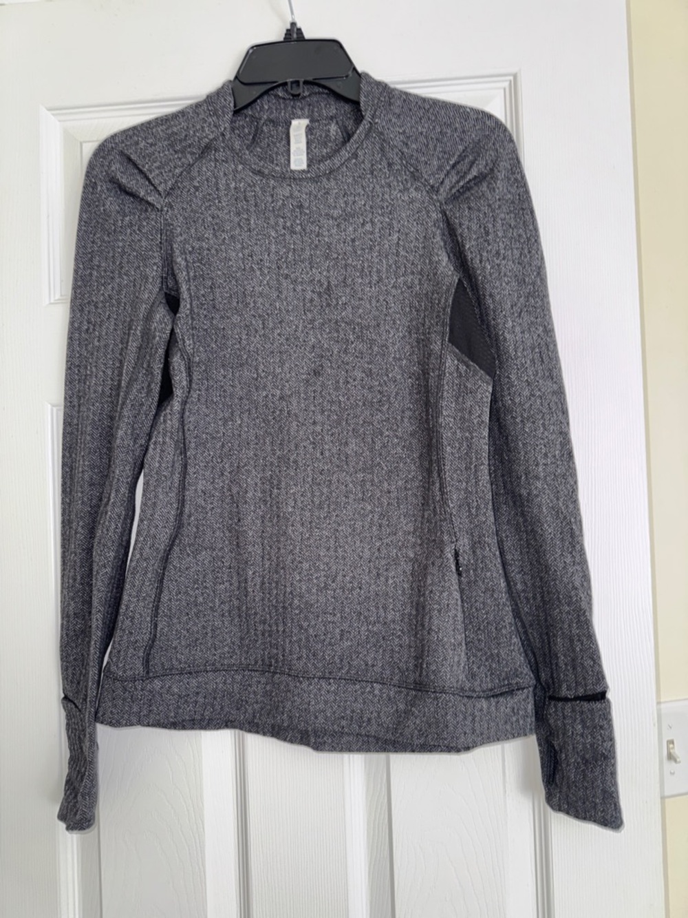lululemon athletica charcoal herringbone pullover